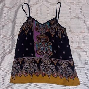 Express Delicate Satiny Vibrant Color Cami Tank Top sz Small